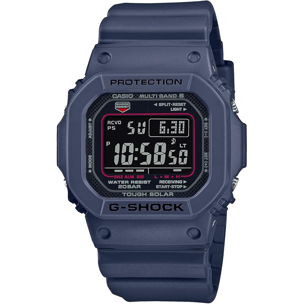 Casio G-Shock GW-M5610U-2JF Men s Solar Radio-Controlled Watch Blue LED Light