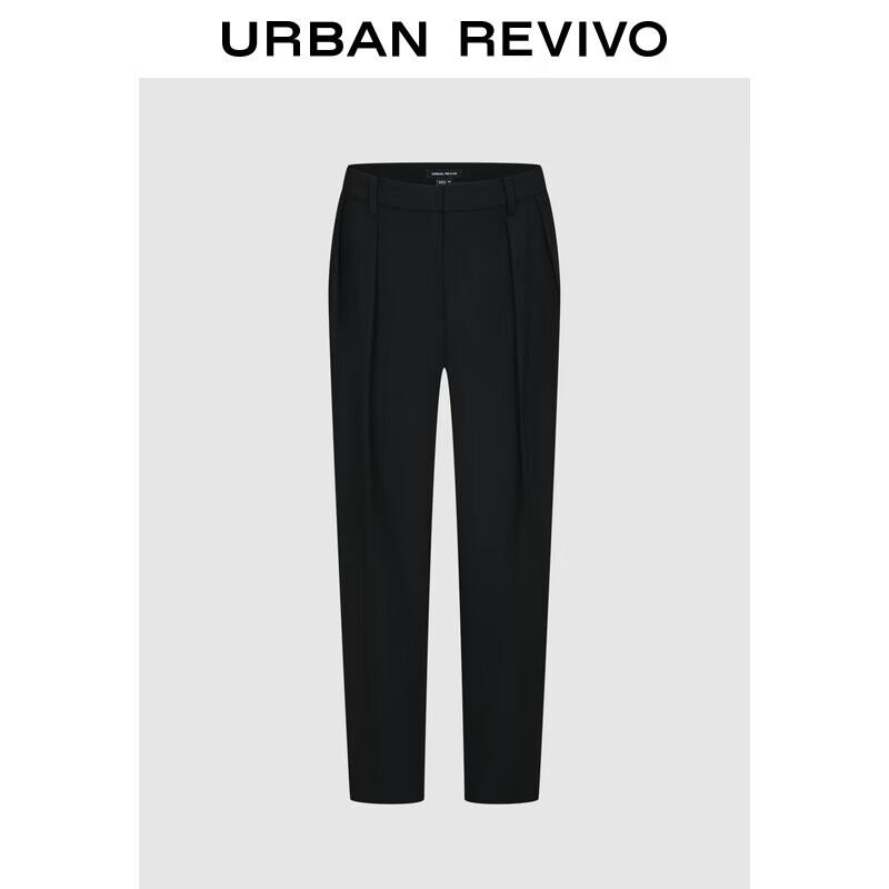 UR Women's Pleated High-Waist Tapered Pants