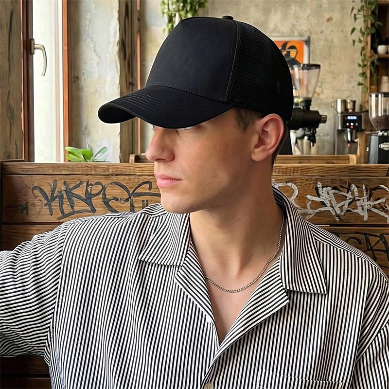 Summer Breathable Mesh Baseball Cap Solid Color Sunscreen Capoutdoor Sports Cap