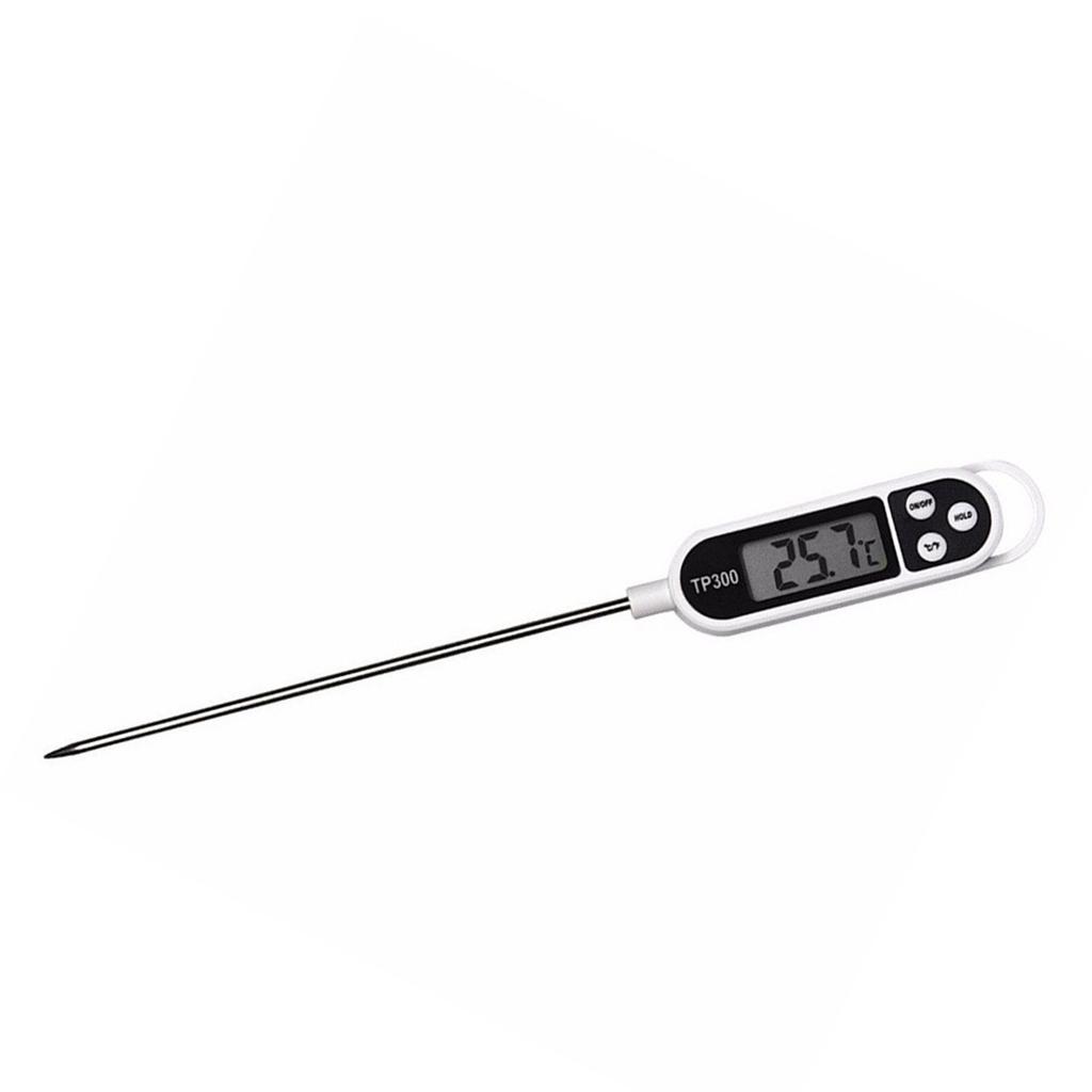 Digital Food Thermometer High Accuracy Digital Display Meat Thermometer with Long Stainless Steel Probe for Cooking