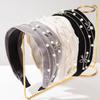 New Style Bow-shaped Wide Version Plush Headband for Women, Suitable for Formal Events, Imperial Style Hair Accessory