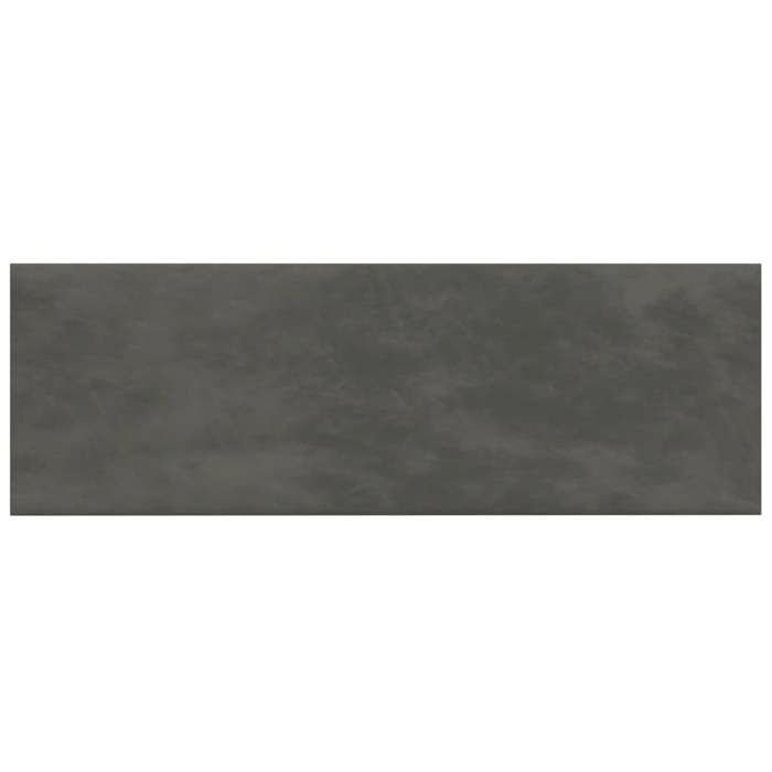 VidaXL 12x Panneaux Muraux Décoration Revêtement Mural Mur Décoratif Insonorisant Salon Chambre à Coucher Gris Foncé 90x30 343920