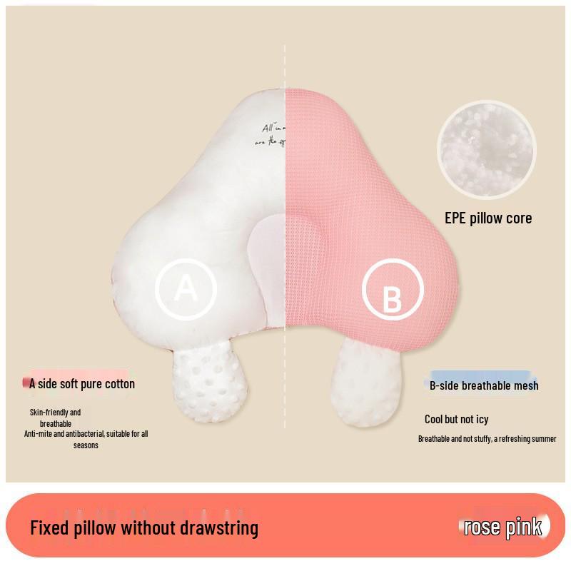 Almohada Antiespasmos para Recién Nacido Confort y Moldeado: Seguridad para el Sueño del Niño Pequeño para Todas las Estaciones