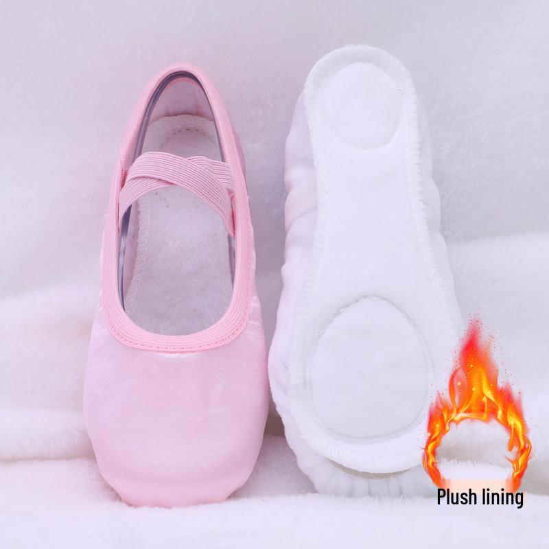 

Satin Silk Cat Paw Ballet Dance Shoes for Adults - Soft Sole, Yoga, Exams & Performances 35