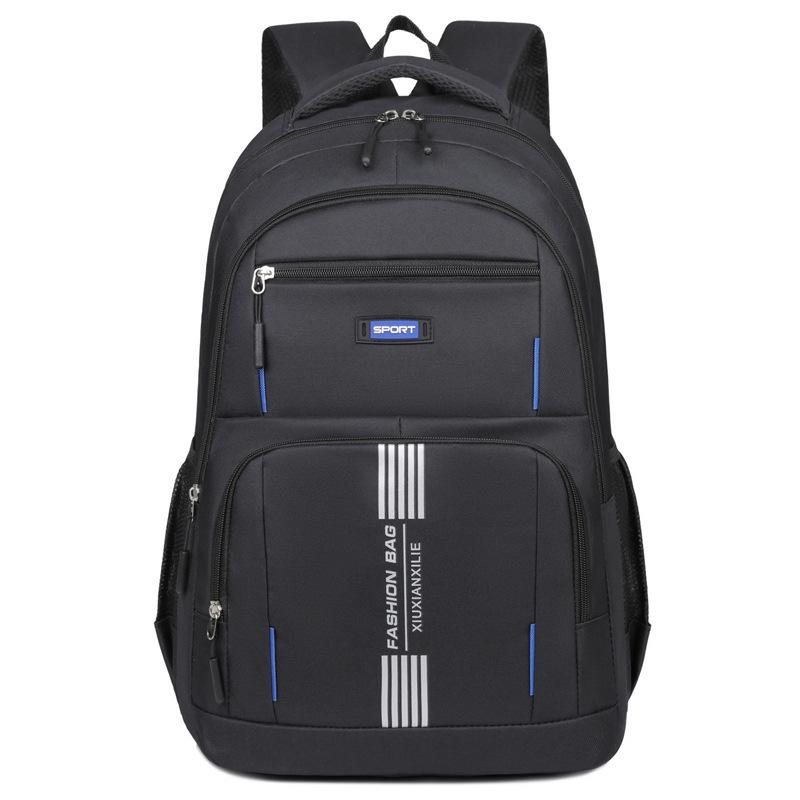 New backpack fashionable primary and secondary school school bag large capacity simple leisure travel computer backpack