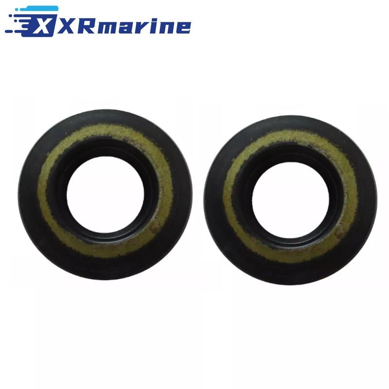 2 Stück Außenbordmotor-Wellendichtung für Yamaha Parsun Makara 9,9 15 PS Außenbordmotor Ersetzt 93101-13M11 93101-13M27 93101-13018