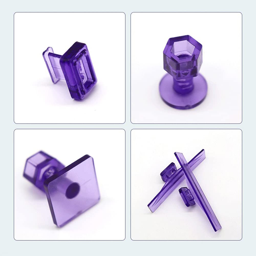 RUSUO Unpainted Dent Repair Tools, 28 Pcs Car Tab Dent Lifter Dent Puller Kit