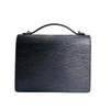 Louis Vuitton Epi Monceau Handbag Epi Leather Black Women M52792 Used