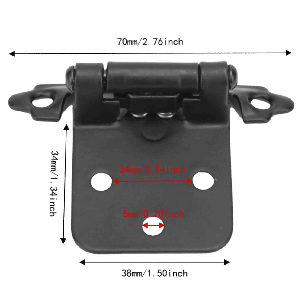 10pcs Self Closing Spring Cabinet Hinges Durable Self Closing Hinges Cabinet Hinges Door Hinges