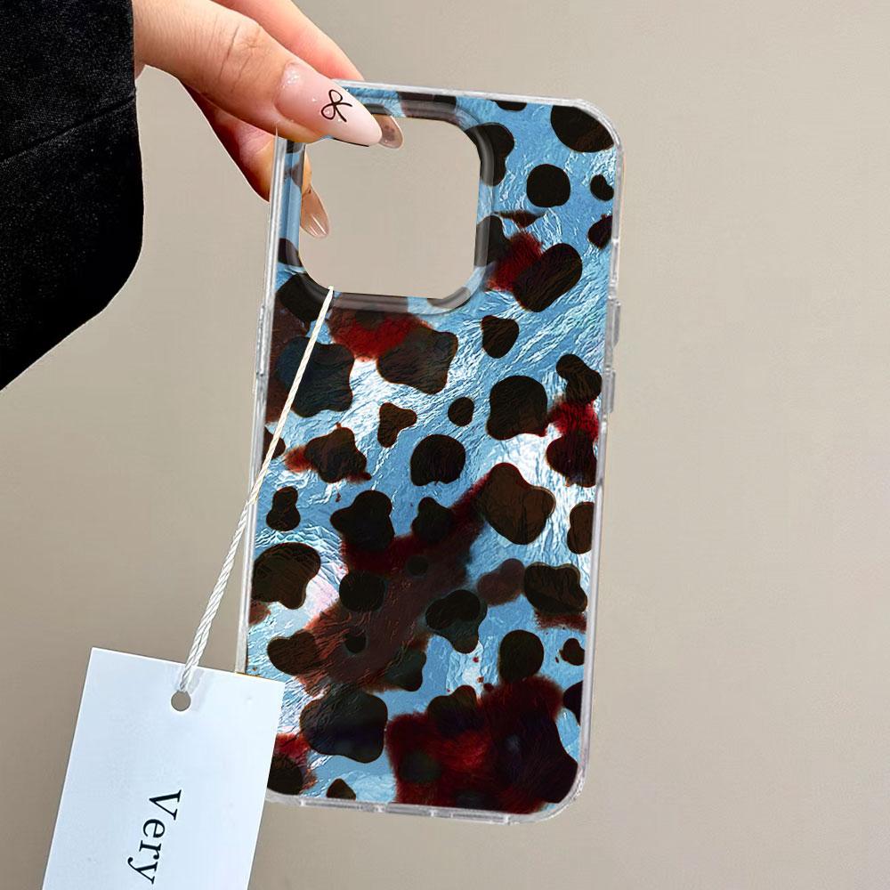 Fashion Gold Leopard INS Print Women Gilrs Phone Case for Samsung Galaxy S25 S24 S23 S22 S21 S20 FE Plus Ultra Silicone Cover