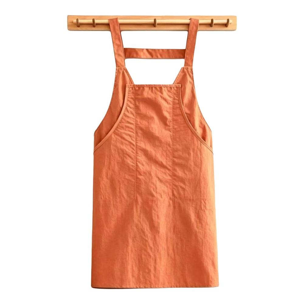 Breathable Waterproof Apron Oil Resistant Adult Apron Work Clothes Kitchen Apron Cooking