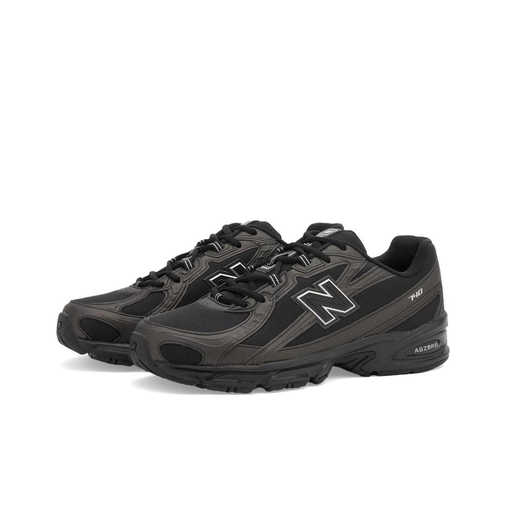 **New Balance Unisex 740 Black Silver Metallic U740BS2