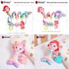 Baby Mermaid Rattle Toy With Soft Plush Material For Sensory Development And Parentchild Interaction