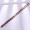 Magnetic Therapy Bracelet Men Women Alloy Geometric Design Red Antique Copper Plated Titanium Steel Bangle