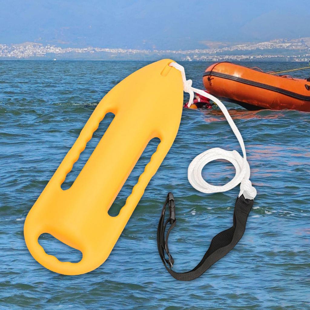 6 Handle Rescue Can Lifesaving Equipment Professional Open Water Swim Buoy Lifeguard Swimming Float for Kayaking Snorkeling