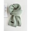 100 pure wool versatile color solid color scarf couple autumn and winter warm scarf unisex