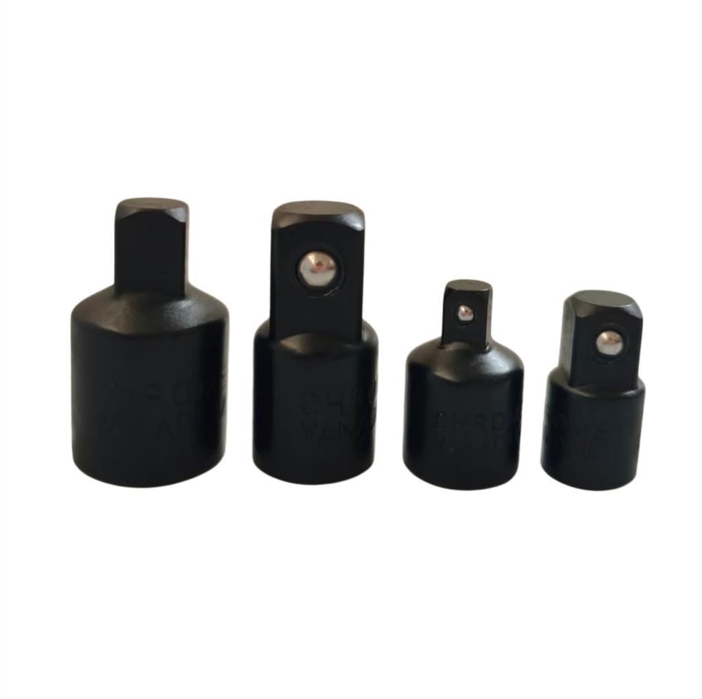 4Pcs Drive Size Reducing Socket Adapters, 1/4" 3/8" 1/2" Ratchet Wrench Converter Connecting Bar Kit