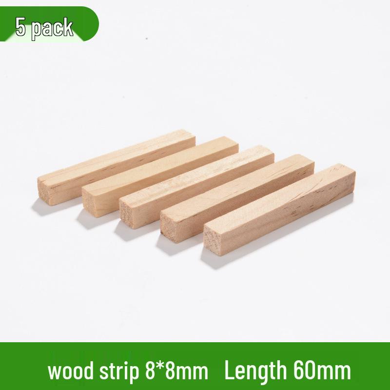 Paulowniahout Strips voor 3D Modelbouw en Blokhut Constructie