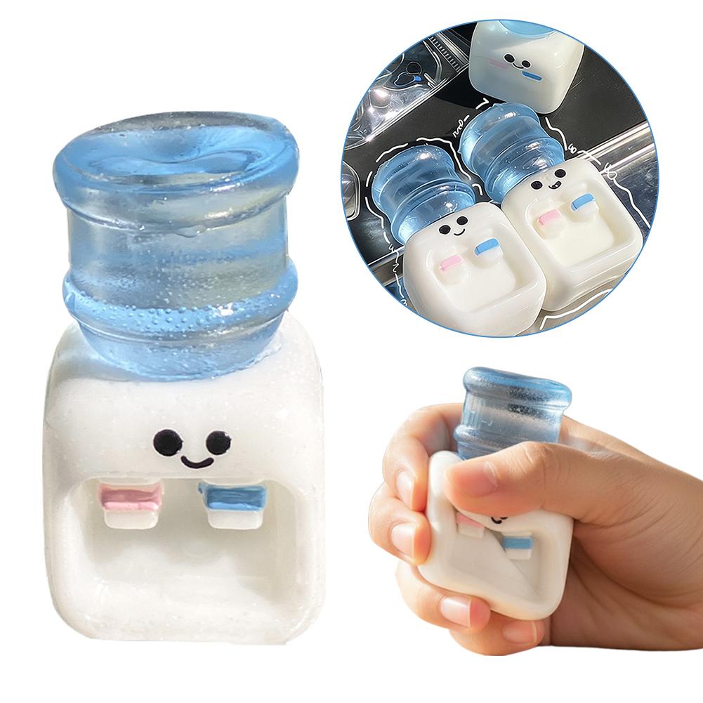 Water Dispenser Shape Gel Sensory Toys Slow Rising Stress Balls Cube Fidget Toys For Anxiety Relief Squishy Toys