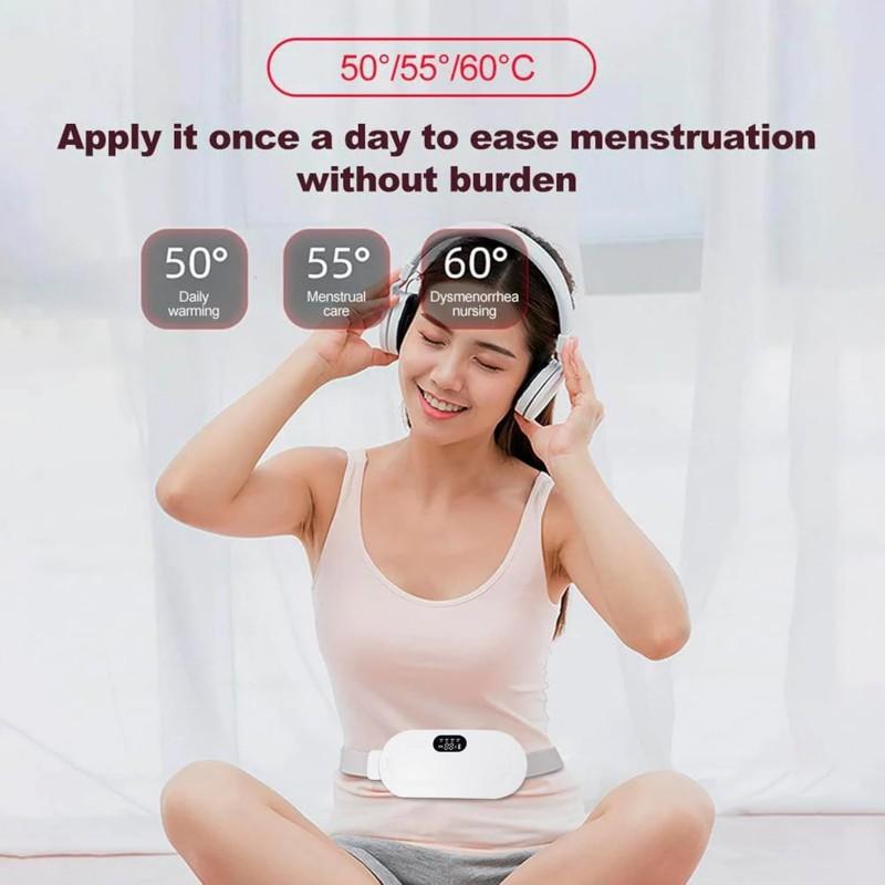 Warming Palace Belt Women Menstrual Heating Waist Massager Hot Compress Period Relief Belt Portable Intelligent Heating Massage Waist Belt