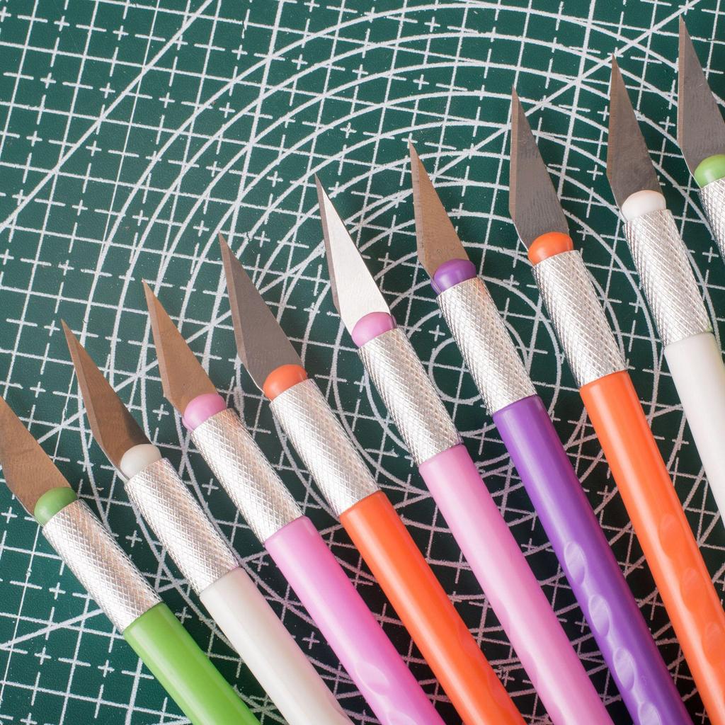 Handmade Carving Knife and Rubber Stamp Craft Cutter for Paper and Phone Film Engraving