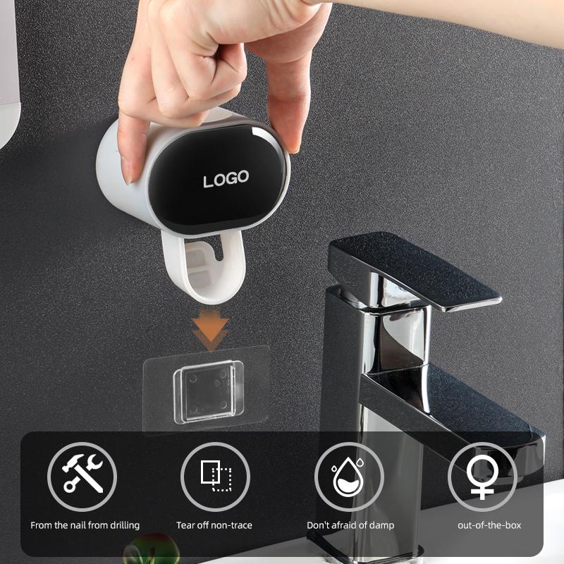 1Pc Toothpaste Squeezer Automatic Toothpaste Dispenser Holder Bathroom Accessories Wall Mounted Toothpaste Squeezer for Kid Adult Bathroom Accessories