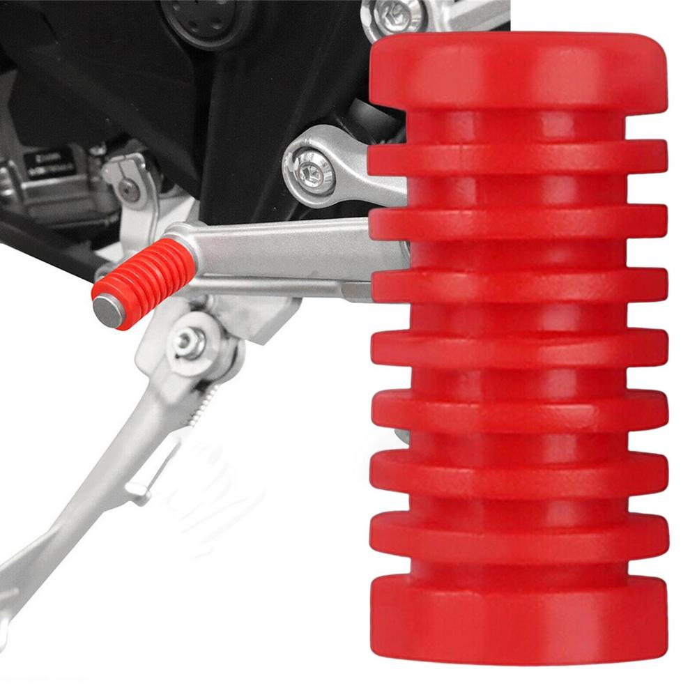 10Pcs Motorcycle Gear Shift Lever Foot Pad Pedal Rubber Cover Non Slip Motorbike Gear Lever Protective Covers Moto Accessories