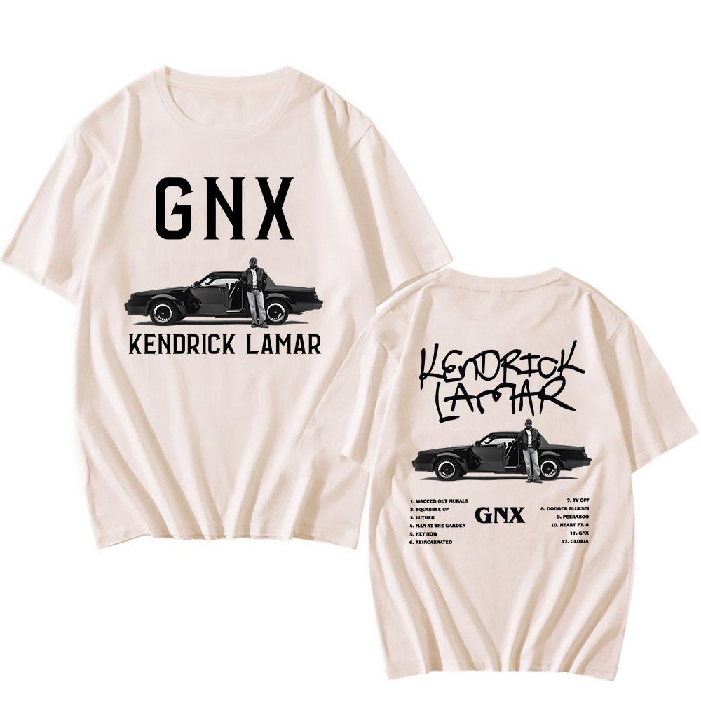 Kendrick Lamar X SZA GrandNational Tour 2025 Tshirts GNX Album Graphic Print T-shirt Cotton Summer Soft Tee-shirt Unisex Men Top