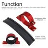 Kraftstofffilter-Kit aus Aluminiumlegierung mit 6AN 8AN 10AN Adaptern 50MM Universelle Montagehalterung Rot Schwarz Automobil