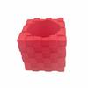 Ornaments 3D Printed Cube Flower Pot Building Block Style Creative Succulent Plant Pot Vase Home Decoration Bookshelf