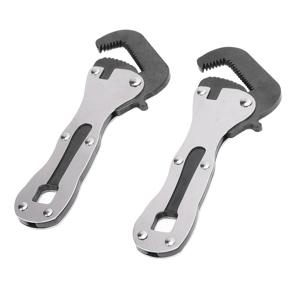 Micro Wrench Metal Ergonomic Portable Multifunctional Micro Self Adjusting Wrench for Tight Space
