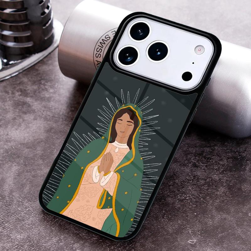 Guadalupe San Judas Phone Case for iPhone 17 16 15 Pro Max Air 14 13 12 11 Plus Shockproof Cover