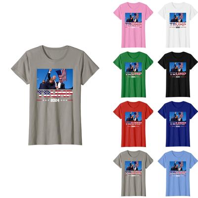 Women's Casual Daily Printed Top Round Neck T-shirt