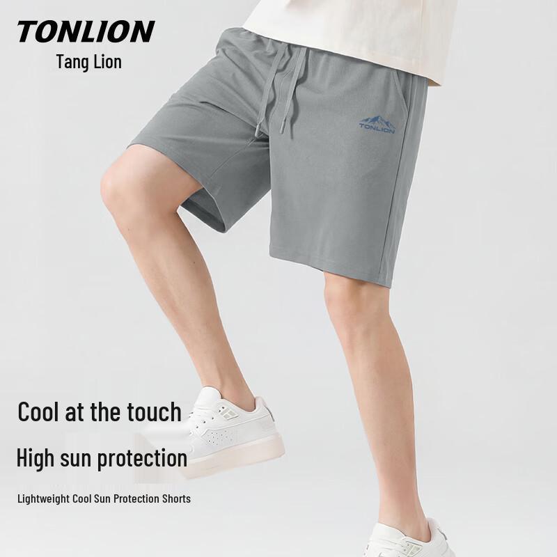 

TonLion Men s Ice Silk Breathable Casual Shorts 2XL