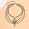 Retro Style Hollow Anklet Handmade Foot Jewelry New Turquoise Foot Chain  Summer