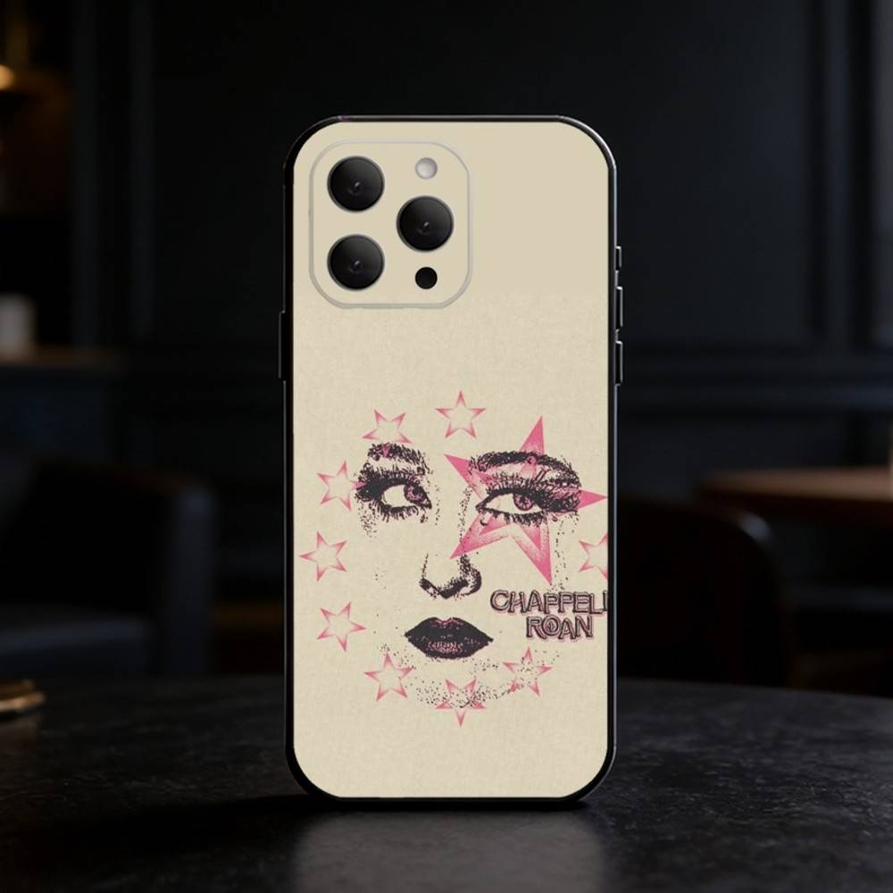 C-Chappell Roan Phone Case Silicone black Soft For IPhone 17,16,15,14,13,12,11,SE,Plus Pro Max