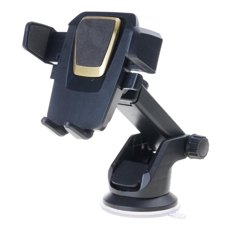 Car Phone Holder Dashboard Mounted Cellphone Stand Retractable 360 Degree Rotating Holder Suction Cup Automotive Cradles