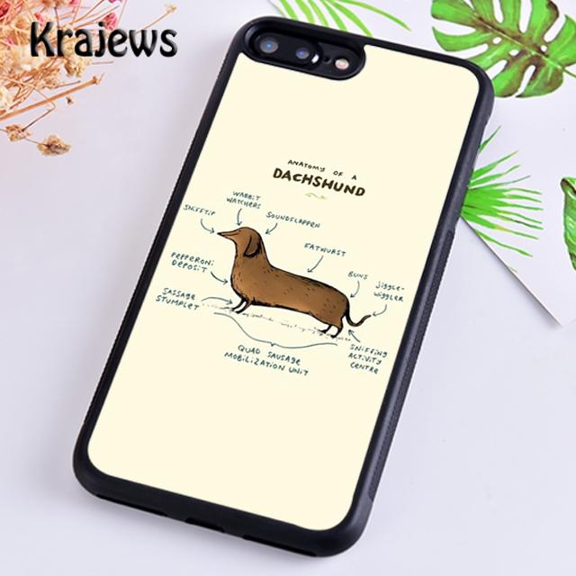 Anatomy Of a Dachshund Print Phone Case Cover For iPhone 17 Air 16 15 14 Plus 12 13 Pro Max Coque Shell Fundas
