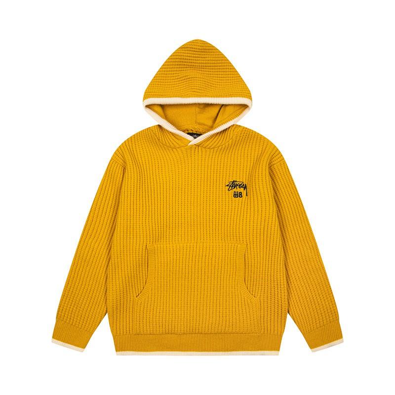 Stu American Style 2026 Collection Waffle Knit Long Sleeve Tee Oversized Washed Raglan Men