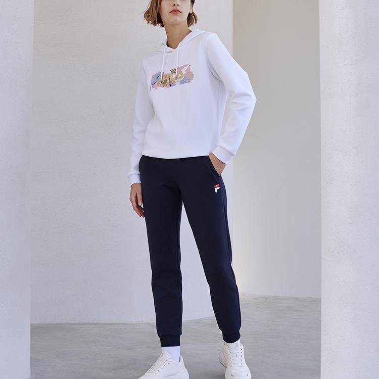 New FILA Knitted Sweatpants Women's Legend Blue F11W118605F-NV