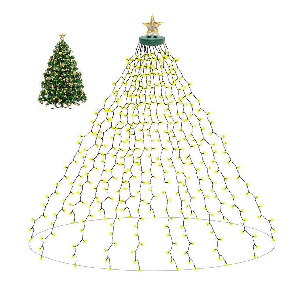 400 LED Christmas Lights 8 Lighting Modes High Brightness Energy Saving Christmas Star Lights For Christmas Wedding Holiday Party Decoration