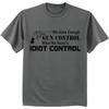 2nd Aunisexdunisext Rights Shirt Idiot Control Funny Gun Right Tee Charcoal Gray