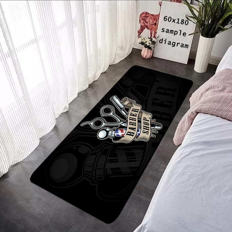 Doormats Rugs Foot Carpets Barber Shop Entrance Doormat Bathroom Rug Floor Mats Carpet Anti Slip Mat Home Kitchen Hallway Decor