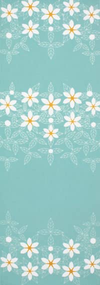 

Dyeing Anbo Tenugui Sky Authentic Dyed Cotton Tokuoka Made in Japan 35cm x 100cm Gardenia Blue 100%