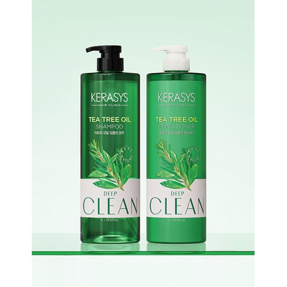 Kerasys Real Nature Tea Tree Oil Deep Clean Shampoo 1l