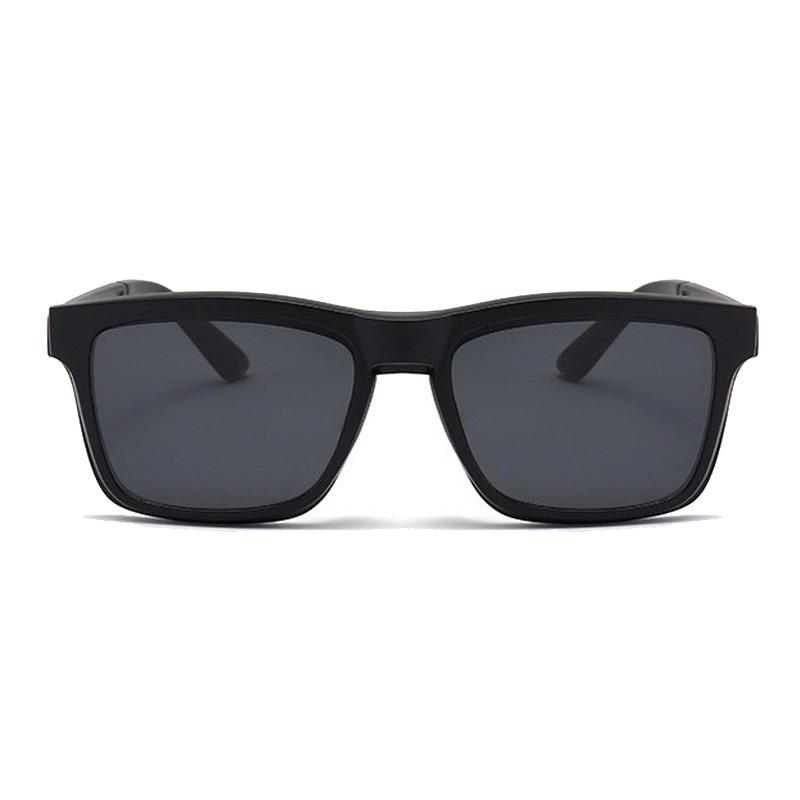 5 Lenes Magnet Clip Sunglasses Square Men Polarized Gray  Frame Custom Prescription Women Myopia Glasses