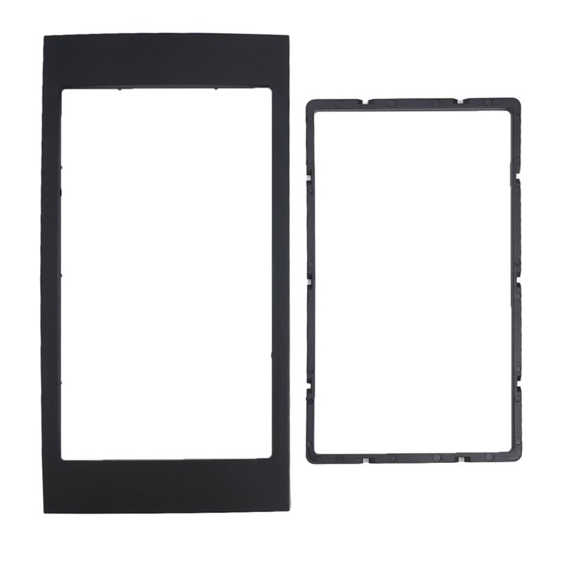 

1pcs Plastic 2 Din Stereo Radio Navigation Fascia Panel Frame Trim For Ford For Focus For C-Max Black Parts Accessories
