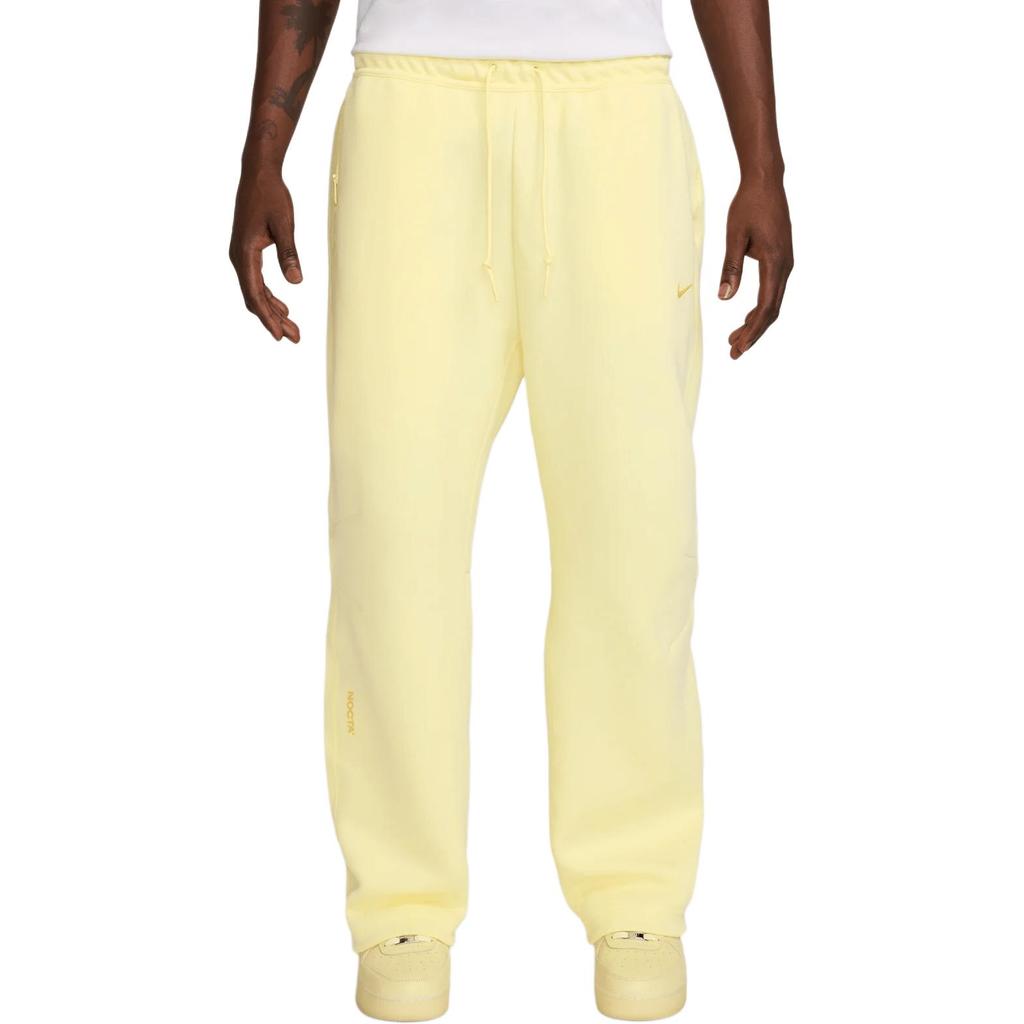 Nike NOCTA Tech Fleece Tepláky s otevřeným lemem Citronová/Žlutá Sírová Unisex Spodní díly Žlutá FD8460-821