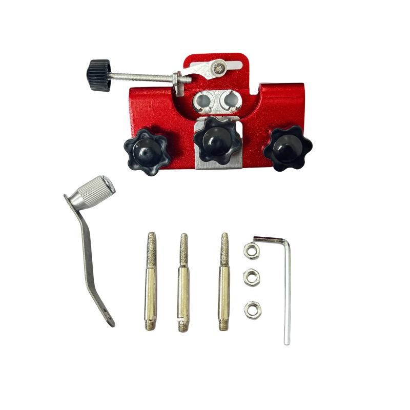 Portable Hand-Crank Chainsaw Chain Sharpener Tool