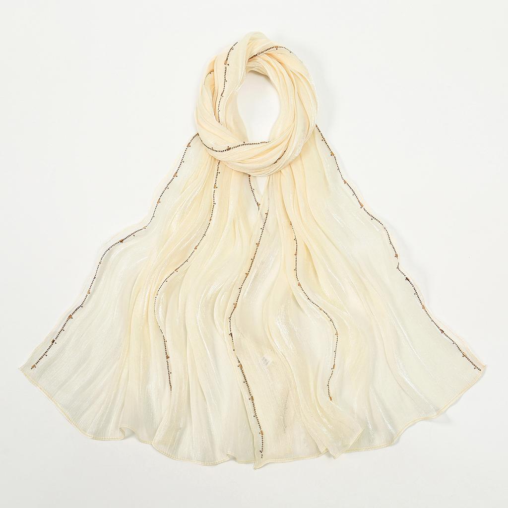 New Arrival Rhinestone Shinny Hijab Scarf For Woman Muslim Hijab Shawls Turban Veil Scarves Bandanas Headband Bufanda Foulard